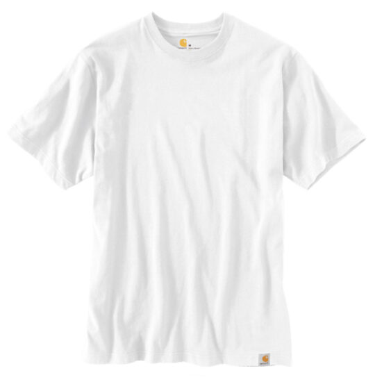 Carhartt TK4264 RelaxedFit Mediumweight Short Sleeve T-Shirt, White - Image 2