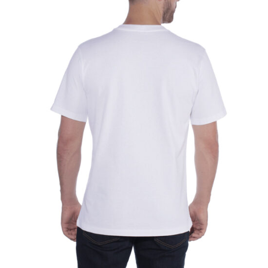 Carhartt TK4264 RelaxedFit Mediumweight Short Sleeve T-Shirt, White - Image 3