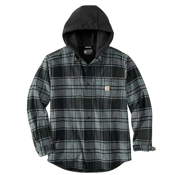 Fleece lined outlet carhartt hoodie