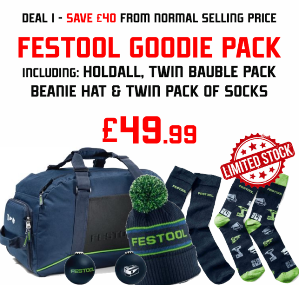 Black Friday Festool Goodie Pack AOne Tools & Fixings (Brighouse) Ltd.